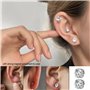 DMNQ 5 Paires Boucle Aimantée Homme Boucles d'Oreilles Magnétiques Fausse Boucle d'Oreille Homme Boucle Aimantée Homme Boucles d