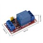 Module de Relais 1 Canaux 5V avec Optocoupleur Compatible avec Déclencheur de Bas Ou Haut Niveau 6 Pièces