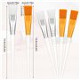 Pinceau Masque Visage Brosse de Masque Facial Pinceaux Applications de Visage avec Poignée en Plastique Transparent pour Masque