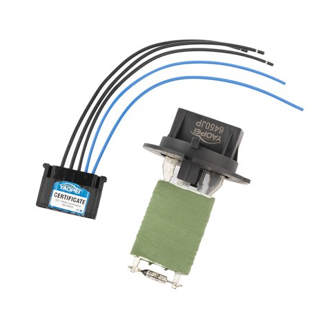 YAOPEI Resistance Chauffage + Faisceau Electrique 206 307 C3 Xsara Picasso Résistance Moteur Ventilation 6450JP 6450.JP