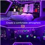 Onforu 5M UV Ruban LED, Bande LED Lumière Noire, 12 V 2835 Bandeau LED Lumière Violette, 300 LEDs Ultraviolet Eclairage Ambiance