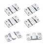 10 Pièces Support Montage Dissimulé de Meubles Embarqué Interverrouillage Pendaison