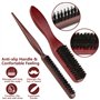 5 Pcs Poil de Sanglier,Brosse Plaquante Cheveux,Brosses à Cheveux en Poils de Sanglier,Brosse Poils Sanglier,pour Cheveux Longs,