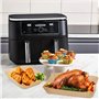 150pcs Papier Cuisson Air Fryer,Rectangulair Paper Liners Friteuse Sans Huile Accessoires,Papier Sulfurisé Feuilles,Doublure en