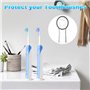 LOBVABA 6 Pcs Capuchon Protection Brossette, Électrique Brosse à Dents Tête Housse, Protege Brosse a dent, Capuchon Protection p