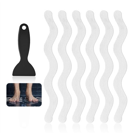 24PCS Adhésif Antidérapant Bain&Doucheautocollants de Douche Antidérapants