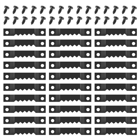 30 Pièces Accroche Tableau Crochet Cadre,Fixations pour Cadres,Mural Attache Cadre Accroche Cadre ,pour Cadres Photo Affiches Pe