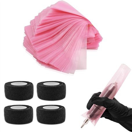 VireEyU Kit d'Accessoires de Tatouage 204 Pièces