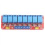 Walfront Carte de Module de Relais à 8 Canaux DC 12V, Module de Relais à Double Déclenchement Haut et Bas avec Indicateur de Tra