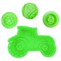 Half Forest Moule À Gâteau Tracteur Moule Cuisson Tracteur 3d Pour Fêter Anniversaires Enfants, Pour Réaliser Gâteaux, Pain, Cho