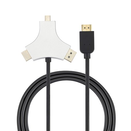 AGS Retail Ltd Câble de présentation multi-connecteurs compatible avec MX200 G2