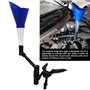 ZKTOOL Outil Universel d'Entonnoir d'Huile Moteur de Voiture, avec un Tube d'Extension d'Entonnoir Rotatif et un Dispositif de F