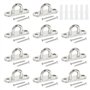 12 Pcs Crochet Acier Inoxydable