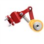 CENPEK Tendeur de chaîne de moto en aluminium rouge pour motocross, Dirt Bike, ATV