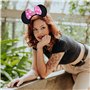 KALUROIL 8 PCS Minnie Mouse Oreilles Bandeau, Oreilles de Souris de Bande Dessinée avec Noeud Minnie Mouse Oreilles Bandeau Enfa