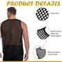 PLATEYTR 1 Gilet en Maille pour Hommes Gilet en Maille pour pêcheurs Chemise en Maille pour Hommes Chemise en Maille ajustée pou