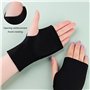 KAYEF 4 paires de gants de protection solaire doigts ouverts Gants femmes doigts ouverts gants UV Gants poignet légers doigts ou