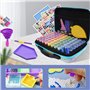 YUTUY Diamond Painting Accessoires Boite,70 Emplacements Boite Diamond Painting Rangement,Boîtes d'accessoires de Peinture au Di