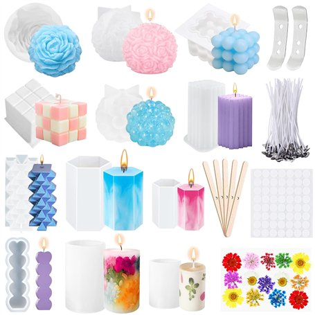 YUTUY Moules 3D Cube en Silicone