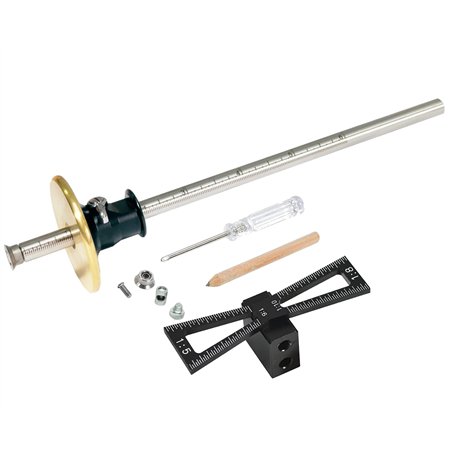 YOSELIN Ensemble d'outils de marquage de roue gabarit à queue d'aronde comprenant 2 cutter de roue verrouillé pour bois dur 1 ja