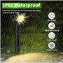 Lampe Solaire Extérieur Jardin Lumière Solaire Exterieur Étanche IP65 Eclairage Spot Solaire Exterieur LED Sécurité Sans Fil Fon