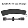 MiOYOOW 2pcs Couvertures de Portée en Néoprène, 14.9x2.5 '' Couvertures D'optiques Sportives Étanches pour Portée de Pistolet de