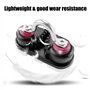 MiOYOOW 2 Pcs Taquet Coinceur, Taquet à Came Bateau Taquet Coinceur Corde Voile en Aluminium Diamètre Ligne Max 15mm/0.59" pour 