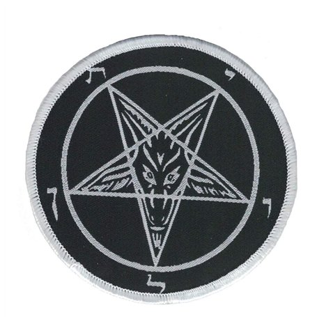 Antichrist Baphomet Pentagramme à coudre/patch | Diable Diable Satan Sataniste Pentagramme Black Metal