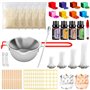 UCAMP Kit de Fabrication de Bougies DIY pour Débutants - 200 Mèches