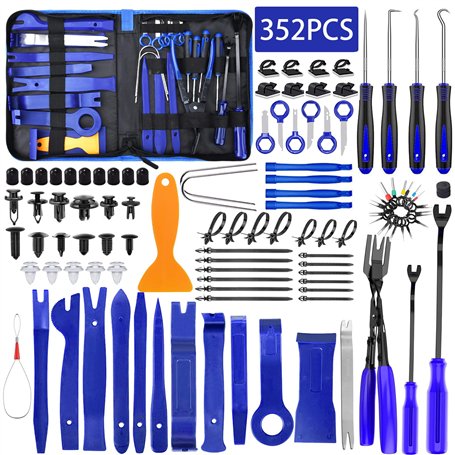 TEGOVE 352 Pièces Outil Demontage Garniture Voiture