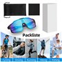 KIMIGO Lunettes de soleil polarisées,Lunettes de soleil de sport,Lunette de Cyclisme Homme,Lunette Velo Route,lunettes de soleil