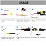 QitinDasen 15 Set Voiture Imperméable Électrique Connecteurs, Kit de Prise de Fiche de Connecteur Électrique Étanche Scellé, pou