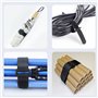 5pcs Attache Cable Et Boucle,Scratch Cable,Attache Cable Scratch,Attache Cable Réutilisables,Sangle Réutilisable Câble De PC, L'