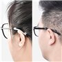 RUOJLING Protège-Branche et Couvre-Temples en Silicone pour Lunettes - 6 Paires Antidérapantes - Cache-Oreilles - 2 Couleurs (56