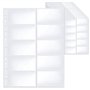 20 Pages classeur cartes transparente