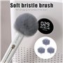 Plumeau Petit Brosse, 2 en 1 Microfibre Poussière Duster Maison avec 3 Têtes de Rechange pour Meubles, Claviers, Intérieur Autom