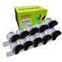 DOREE DK-N55224 DKN55224 Lot de 10 étiquettes blanches non adhésives pour Brother P-Touch QL-650TD