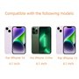 3 Pièces Verre Trempé Pour iPhone 14 iPhone 13 iPhone 13 Pro Film Ecran Protection écran Vitre Protecteur Ultra Résistant Anti R