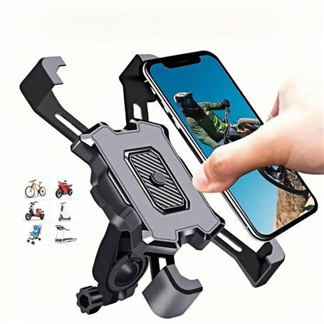 Support Telephone Velo Telephone Mtb Bici Moto Support Porte Téléphone Vélo Universel Guidon Smartphone Moto Scooter Trottinette