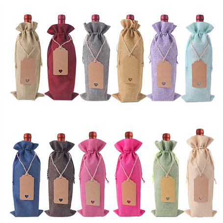 Sacs à Vin en Toile de Jute