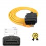 Enet OBD2 OBDii RJ45 Câble Ethernet vers OBD Compatible avec BMW Série F/G ista