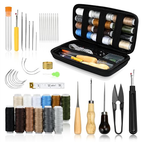 Kit de Couture pour Cuir 48 Pièces