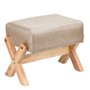 HWSWSH Pouf Repose Pieds en Bois