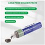 BOJACK Sn42 Bi58 Pâte à étamer Pâte à Souder 138 °C Pâte à souder à l'étain à Seringue avec 2 Outil de Distribution et Tige de P