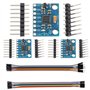 EPLZON 3pcs MPU-6050 GY-521 MPU6050 Module d'accéléromètre 3 axes Module de capteur de gyroscope 6 DOF Convertisseur AD 16 bits