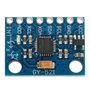 EPLZON 3pcs MPU-6050 GY-521 MPU6050 Module d'accéléromètre 3 axes Module de capteur de gyroscope 6 DOF Convertisseur AD 16 bits 