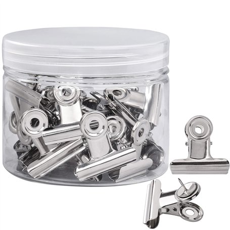 Clips à Punaise Créatives Pinces à Punaise en Métal Pinces à Papier avec Punaises pour Tableaux en Liège Tableaux d'affichage et