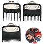 Sabot Tondeuse Set 3 Guides de Tonte Compatibles avec Wahl 1.5mm 3mm 4.5 mm 3 Longueurs de Coupe Clipper Guards Compatible avec