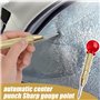 CZAYEFNH Pointeau, 4 PCS centre Perforatrice marqueur Pointe à tracer pour bois, métal, plastique, fenêtre de voiture de comprim