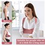 Correcteur de Posture - Redresseur de Dos pour Hommes et Femmes, Ceinture de Maintien du Dos, du Cou et des Épaules - Pour une M